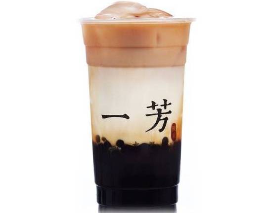 Brown Sugar Pearl Black Tea Latte 黑糖粉圓鲜奶茶 (Large)